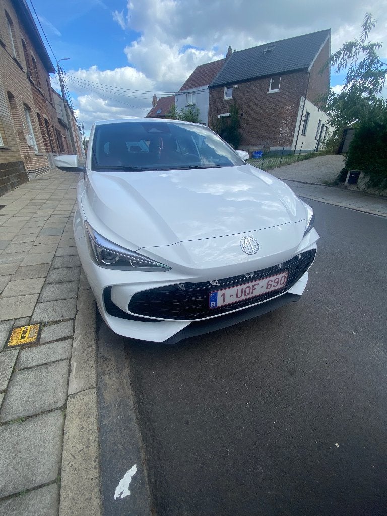 Mg3-hybride, Automaat, Leder en Stof, Wit, 5 deurs
