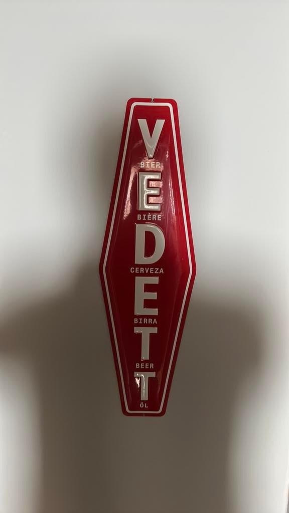 Emaill bord vedett, Ophalen, Zo goed als nieuw