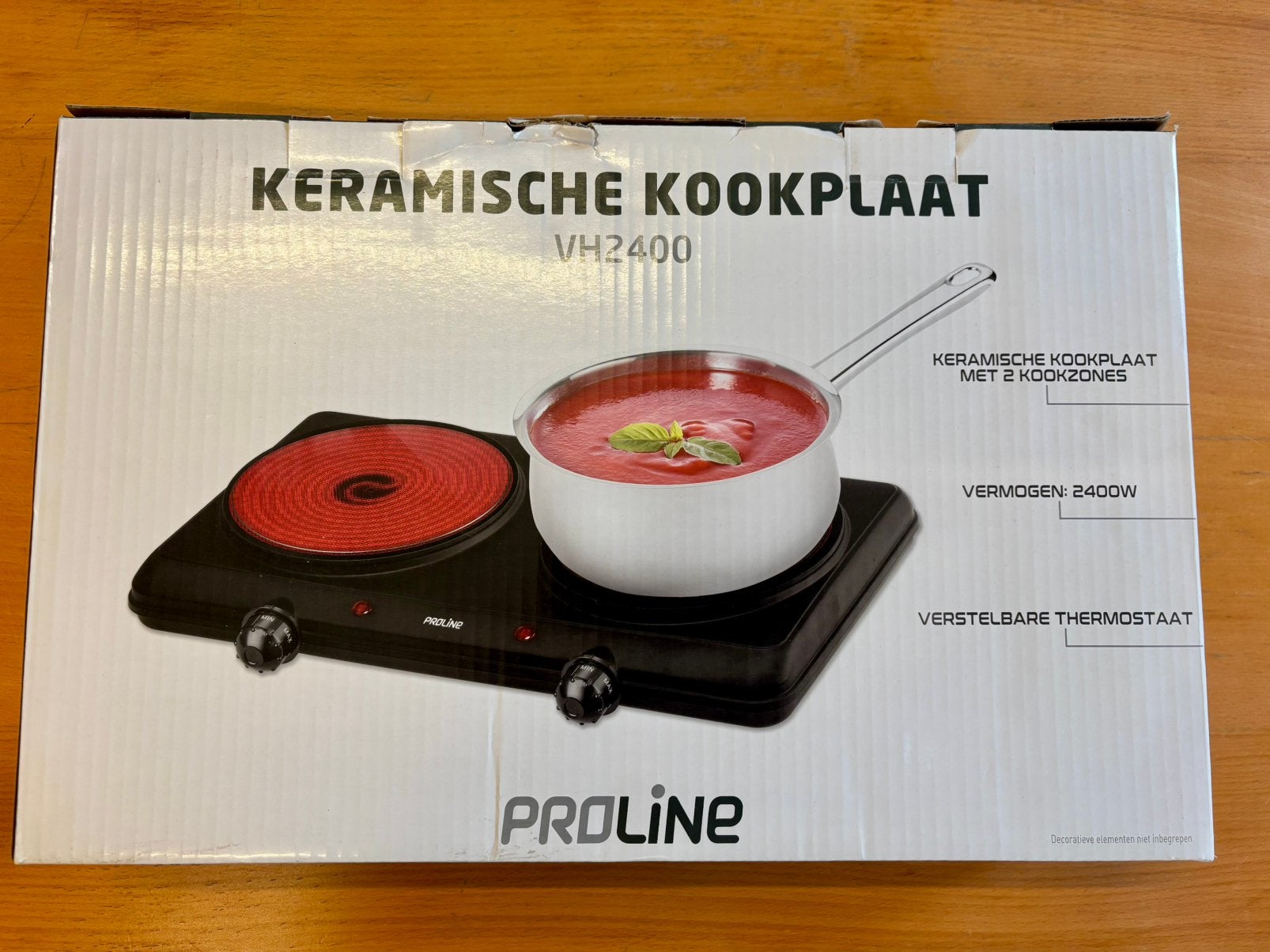 Keramische kookplaat, mobiel, Elektronische apparatuur, Ophalen, Zo goed als nieuw, Minder dan 4 personen