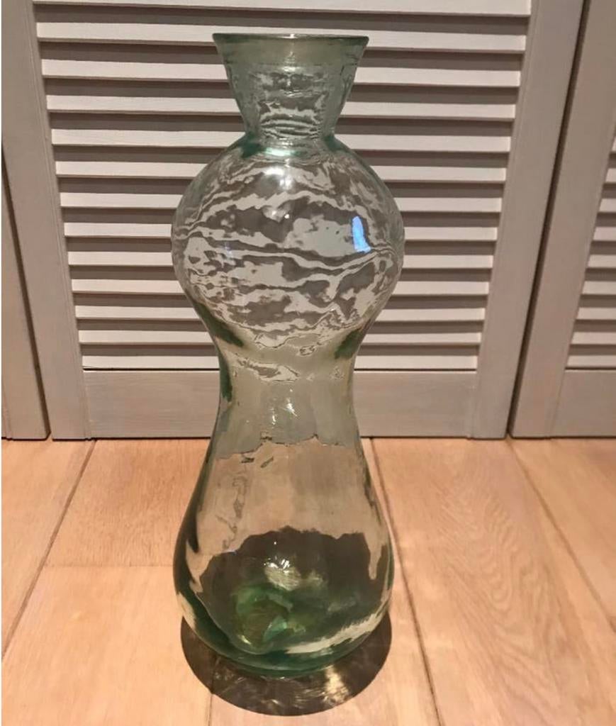Glazen vaas, Huis en Inrichting, Woonaccessoires | Vazen, Ophalen, Zo goed als nieuw, Glas