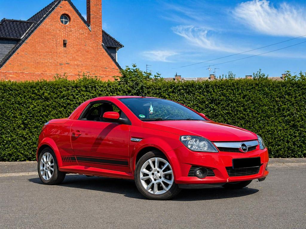 Opel tigra cabriolet, Auto's, 4 deurs, Zwart, Cabriolet, Handgeschakeld