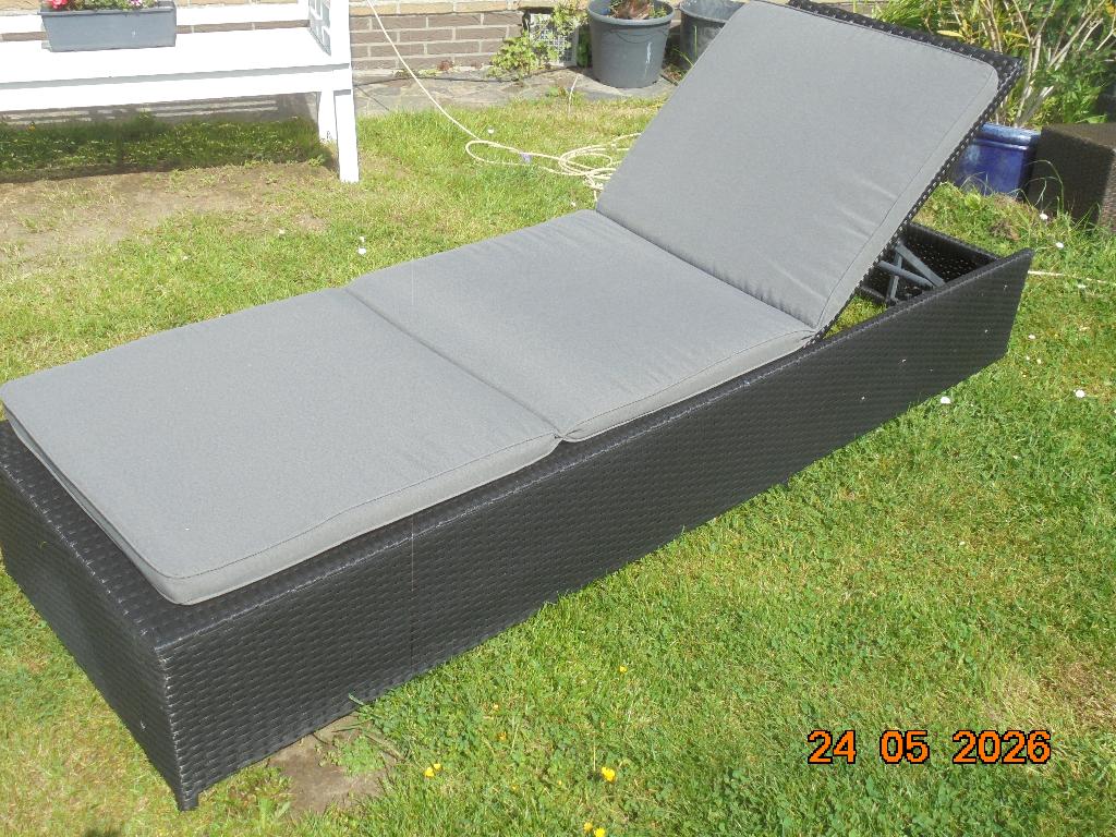 1 Ligbed fun Lodge en  1 Allibert, Jardin & Terrasse, Chaises longues, Enlèvement, Comme neuf, Réglable