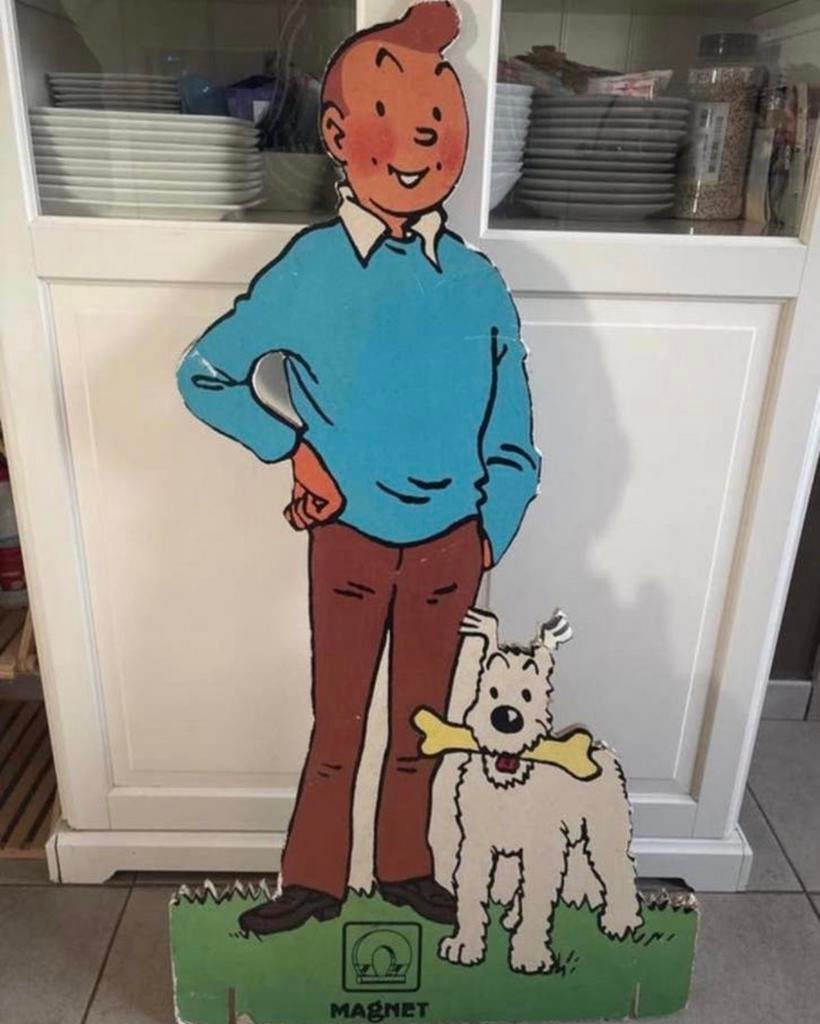PLV Tintin Snowy Old Herge, Verzamelen, Stripfiguren, Kuifje, Ophalen of Verzenden