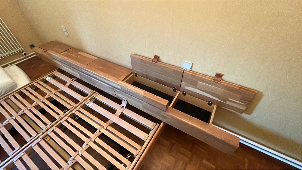 Tweepersoonsbed, Ophalen, Tweepersoons, Zo goed als nieuw, 180 cm