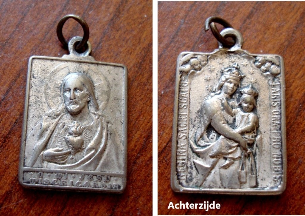 Medaille Jezus de Misericordia, Verzamelen, Religie, Ophalen of Verzenden, Gebruikt, Overige typen, Christendom | Katholiek