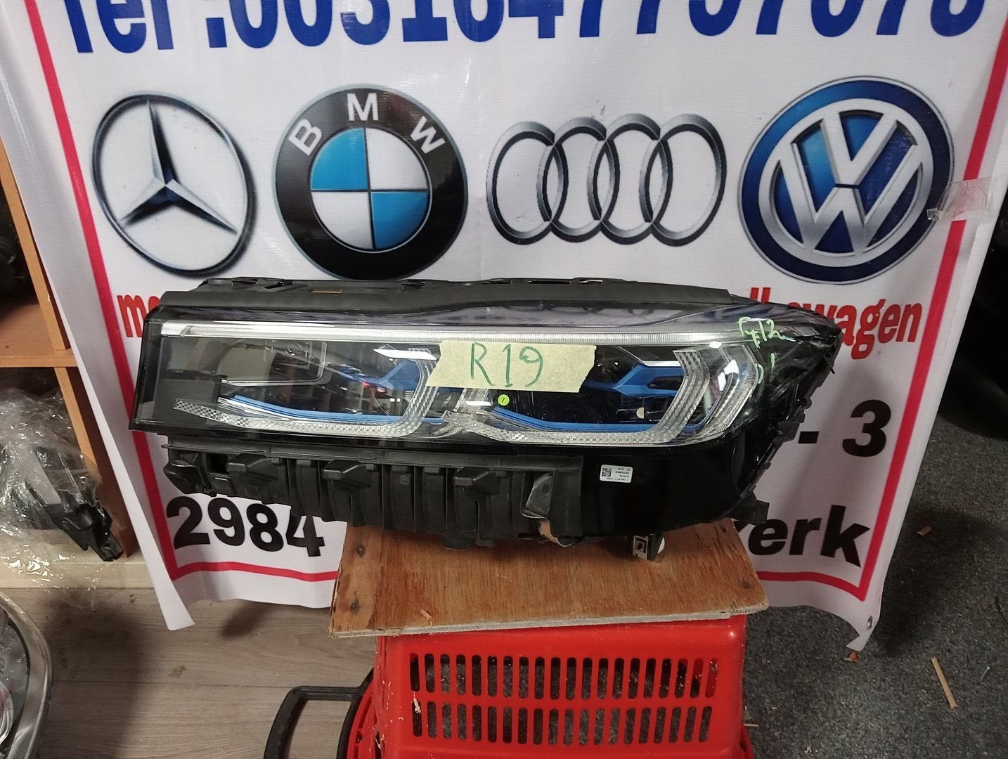BMW G11 G12 LCI FACELIFT LASER LED KOPLAMP LINKS 7946775, Gebruikt, -, -, Ophalen of Verzenden
