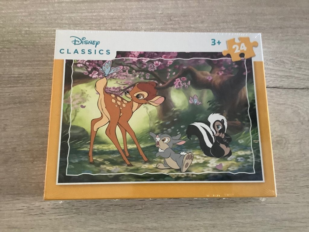 Disney Bambi classics puzzle (24 stuks) (Nieuw), Kinderen en Baby's, Speelgoed | Kinderpuzzels, Ophalen of Verzenden, 10 tot 50 stukjes