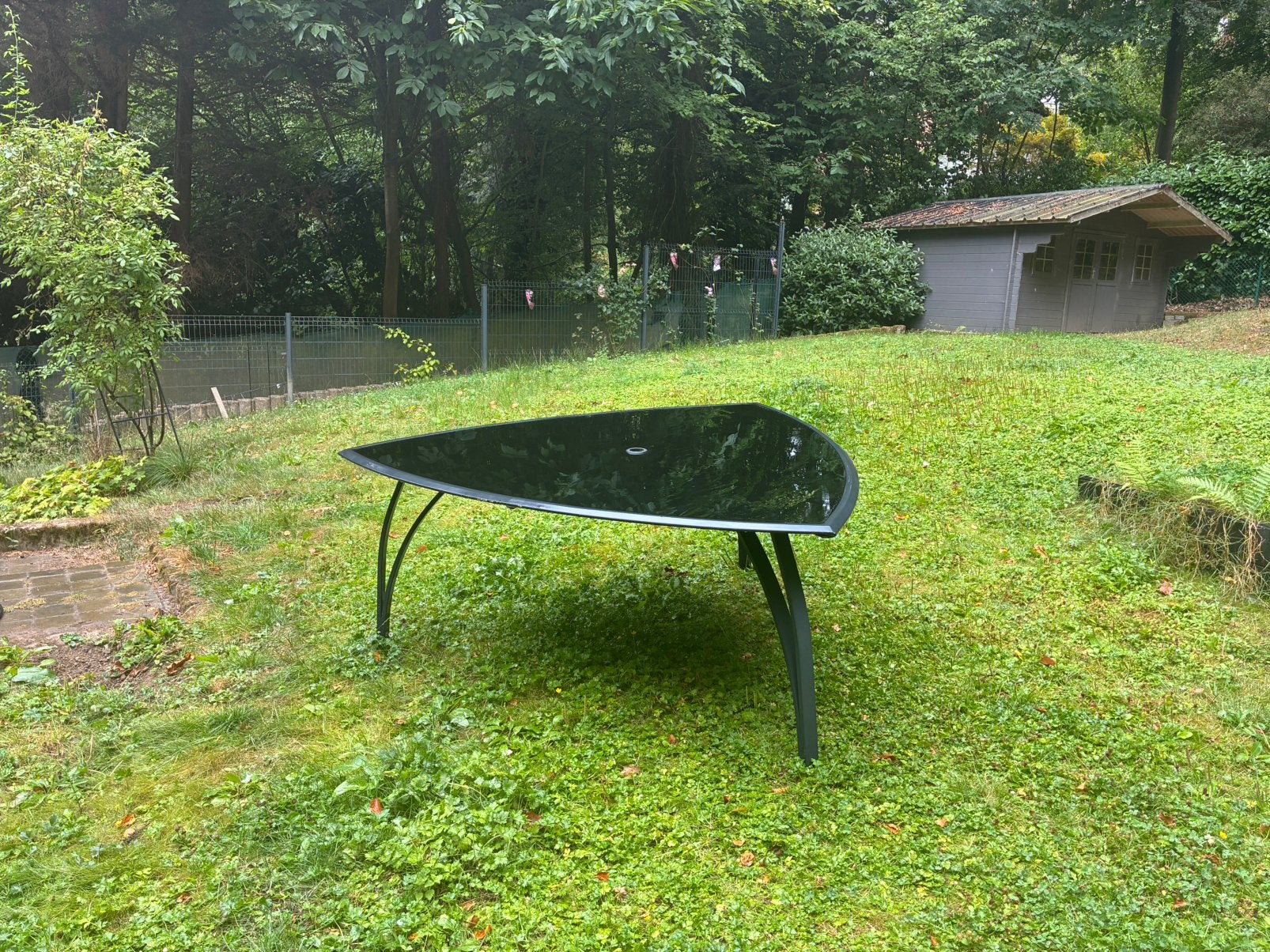 Table de jardin en fer forge, Enlèvement, Utilisé