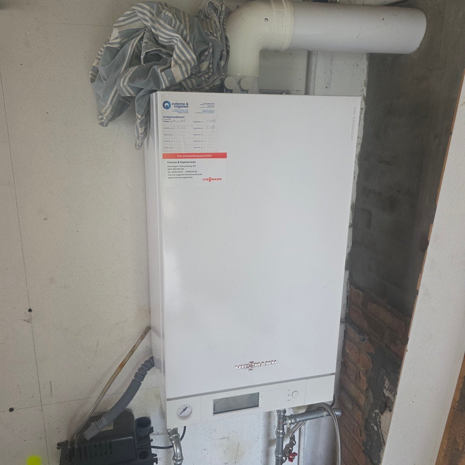 Viessmann Vitodens 100-W, Doe-het-zelf en Bouw, Chauffageketels en Boilers, Ophalen, Aardgas, Terugslagbeveiliging (TTB), Zo goed als nieuw