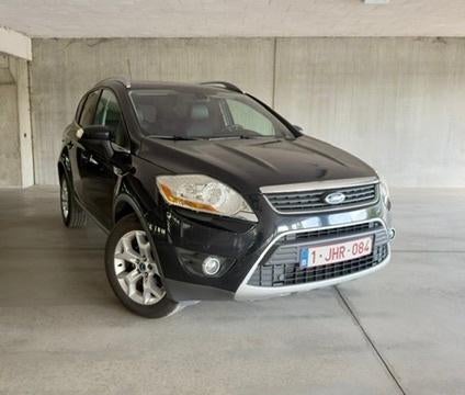 Ford Kuga Titanium 2.0 TDCi 2WD | LEDER | PANO | AIRCO, Auto's, Euro 5, Zwart, Zwart, Leder
