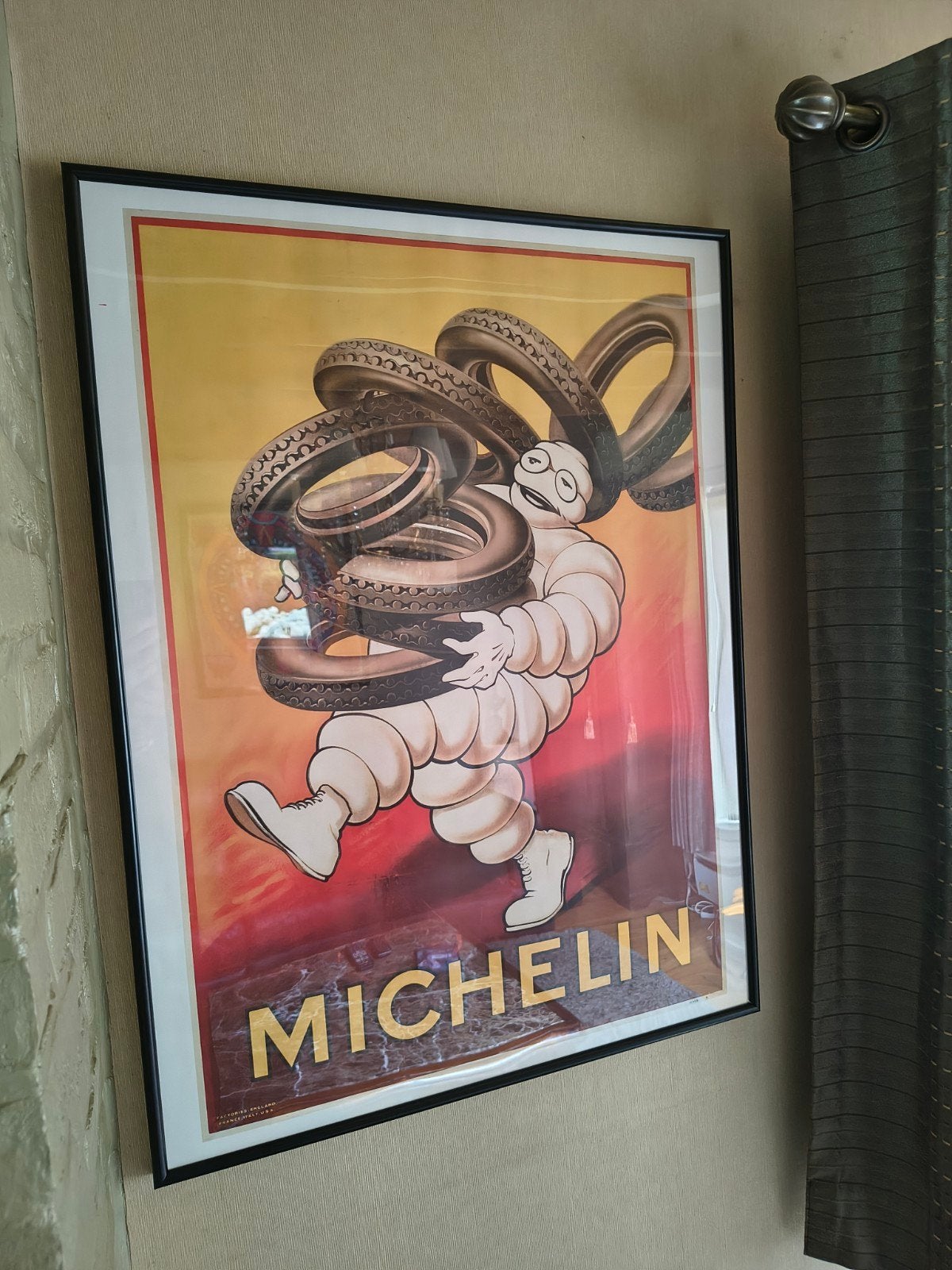 Poster Michelin Bibendum dans un cadre, Enlèvement