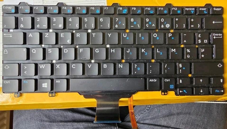 French keyboard Dell latitude E7270, E5270, ..., Enlèvement ou Envoi