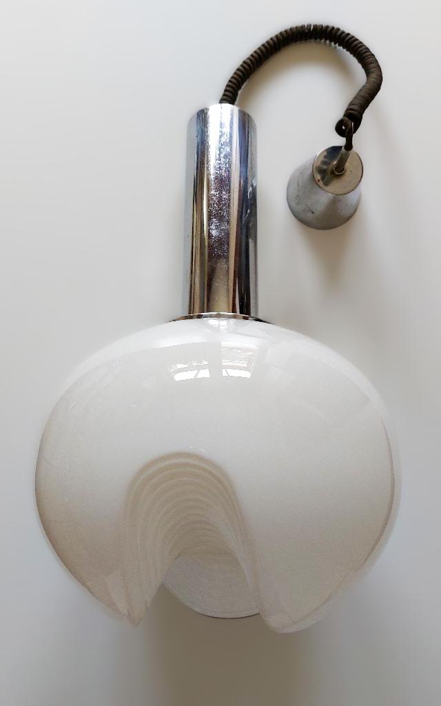 Lampe suspendue vintage Peill & Putzler Wave Futura — 70's, Maison & Meubles, Enlèvement