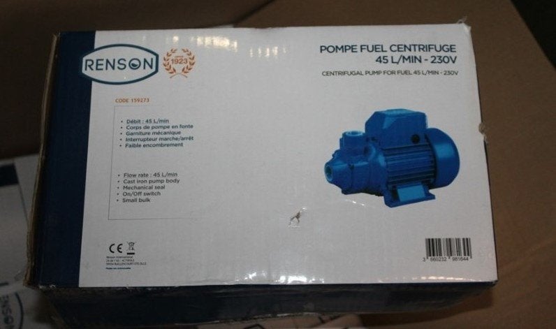 Pompe a carburant 230V 40L/M RENSON, Autos : Pièces & Accessoires, Enlèvement ou Envoi, Neuf