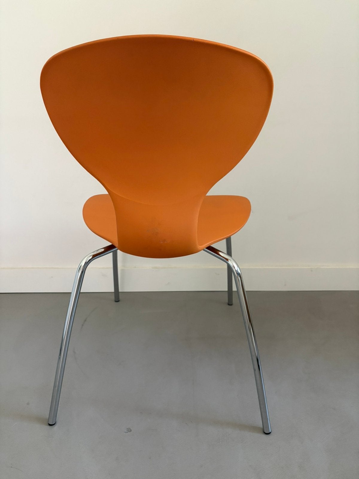 Chaise de designer vintage –orange 2 et vert 1, Maison & Meubles, Enlèvement ou Envoi, Comme neuf