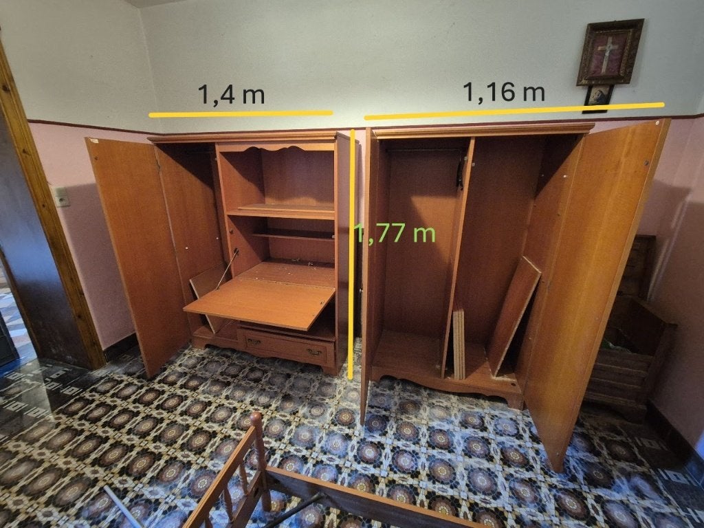 chambre à coucher , lit, armoire ( à donner ), Enlèvement, Comme neuf
