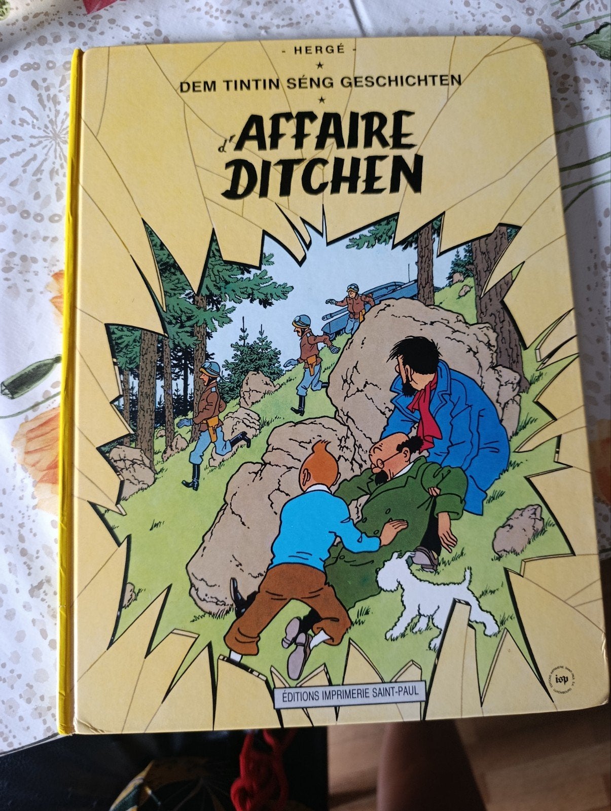 Tintin d'Affaire Ditchen, Enlèvement ou Envoi
