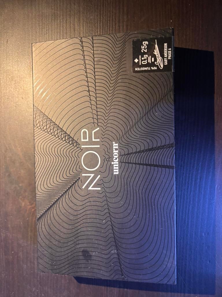Gary anderson phase 6 noir 25 gram, Ophalen, Nieuw, Pijlen