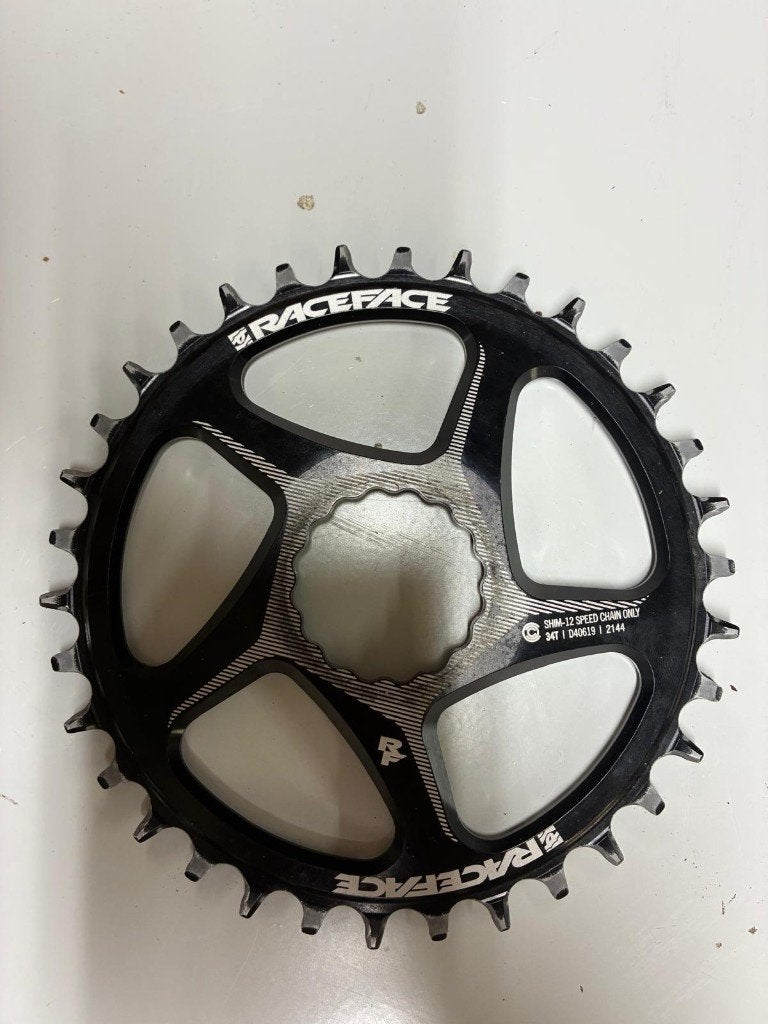 Race Face Cinch Kettingblad Zwart 34t, Fietsen en Brommers, Crankstel of Pedalen, Ophalen of Verzenden, Zo goed als nieuw, Aluminium