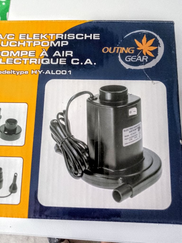 Opblaaspomp, Caravanes & Camping, Enlèvement ou Envoi, Neuf, Électrique