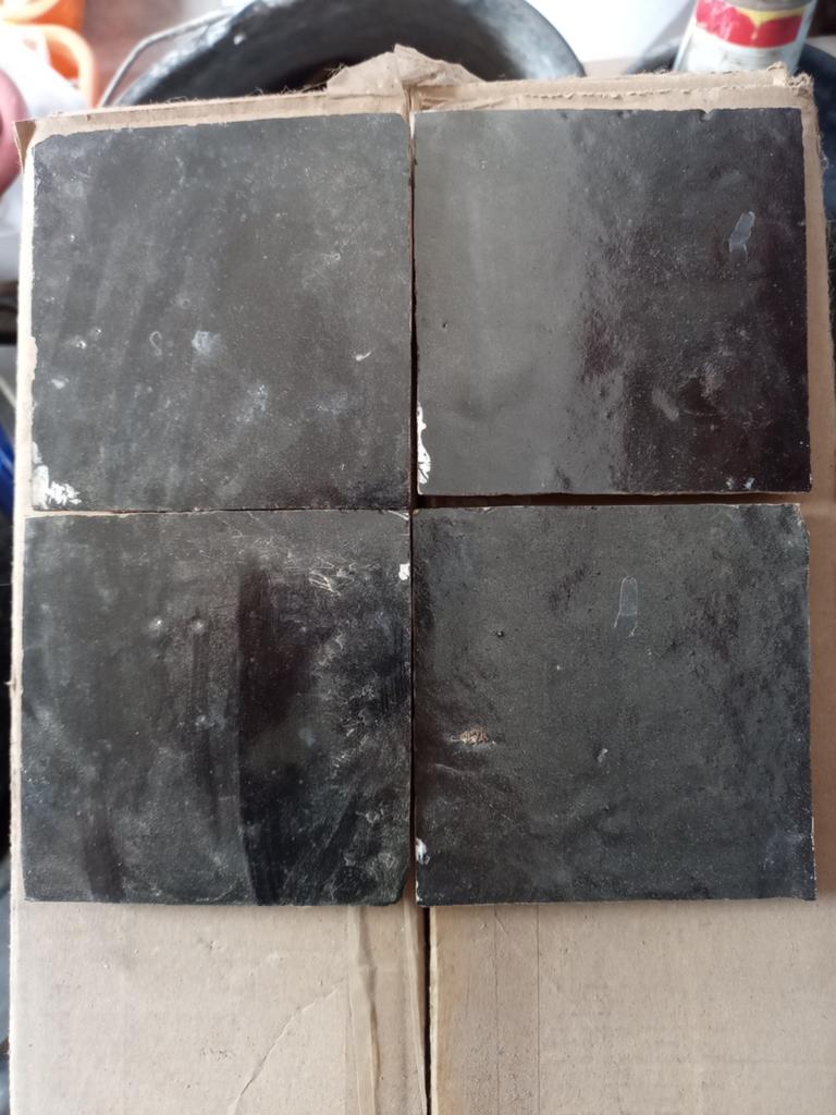 Maroc tegeltjes zwart (klein lot), Doe-het-zelf en Bouw, Tegels, Ophalen, Overige materialen, Wandtegels, Nieuw