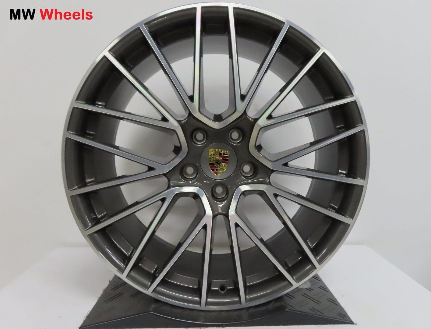 Originele Porsche Cayenne 22 inch velgen Coupe RS spyder, Auto-onderdelen, Banden en Velgen, Gebruikt, Velg(en), -, -