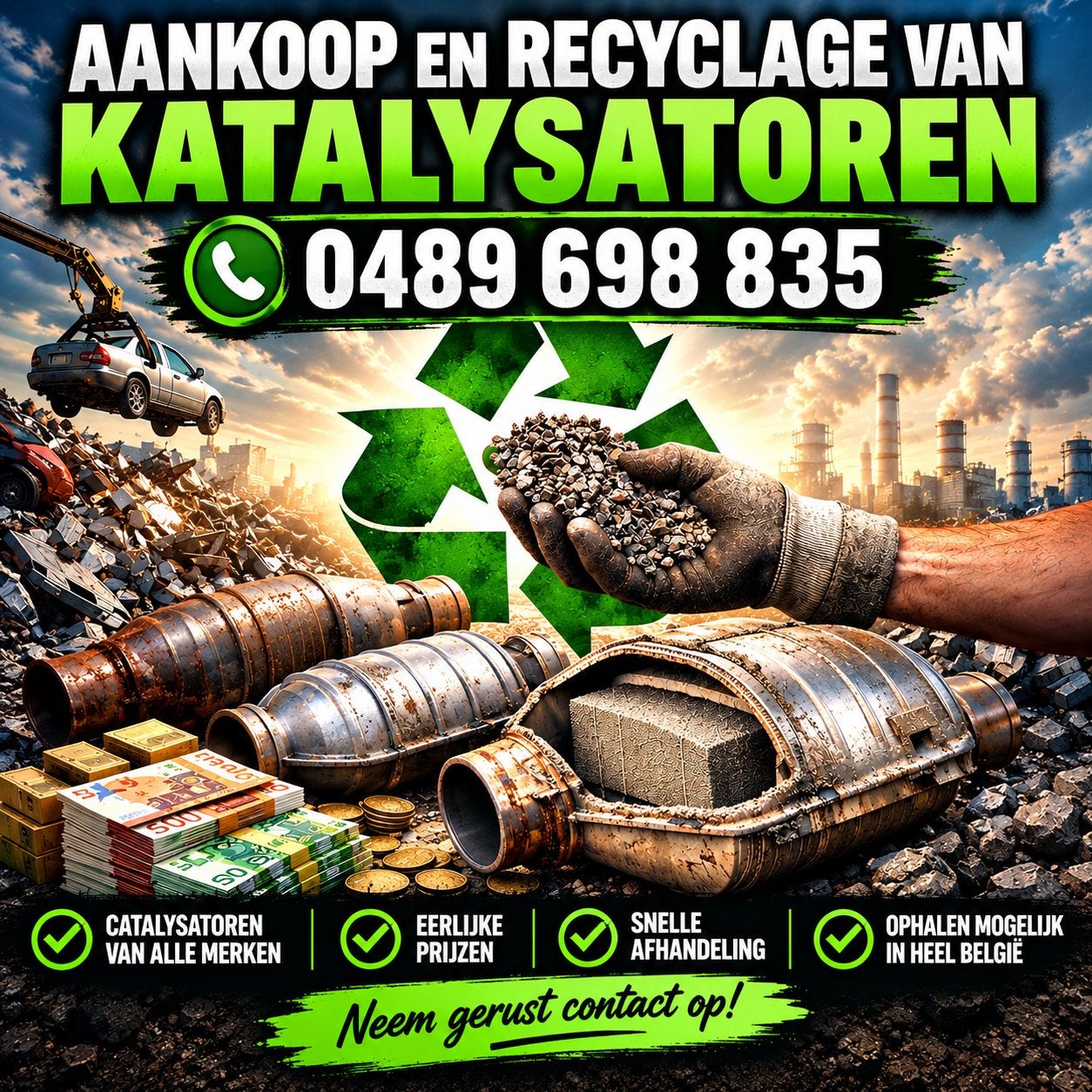 Aankoop van gebruikte  Katalysatoren&Roetfilters– België, Ophalen, Gebruikt, Skoda