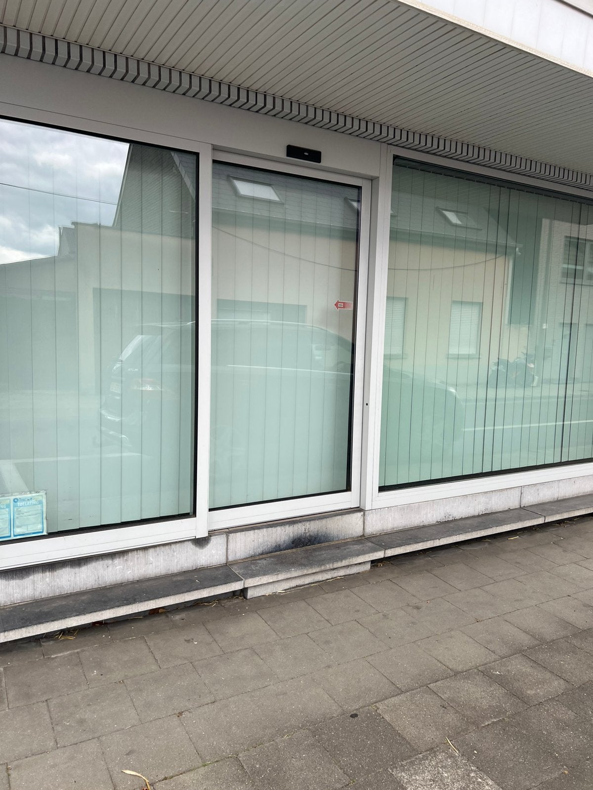 Zonne werende Louverdrape, Huis en Inrichting, Stoffering | Gordijnen en Lamellen, Ophalen, Wit, Lamellen, Zo goed als nieuw