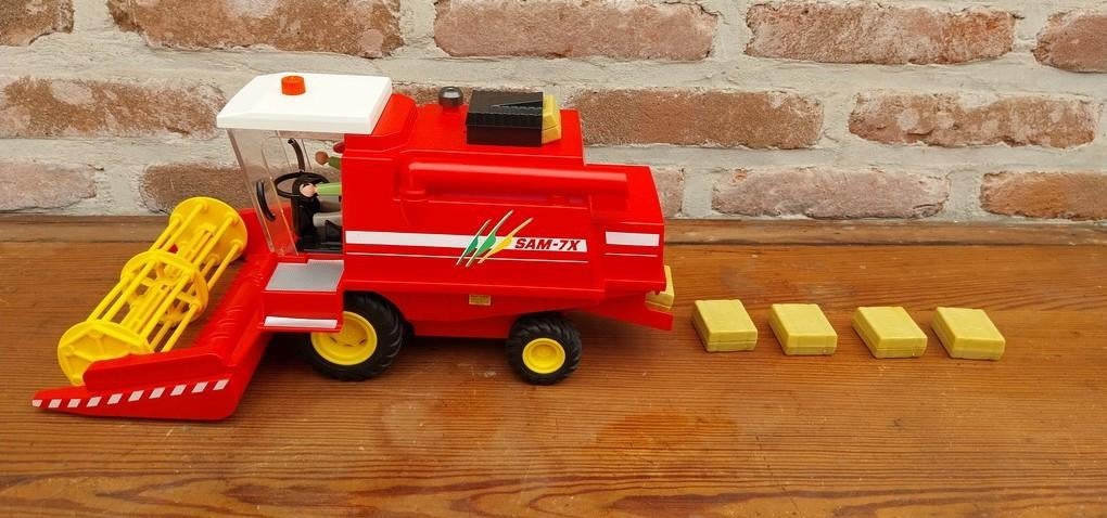 Playmobil 7645 - maaidorser, Ophalen of Verzenden, Zo goed als nieuw, Complete set