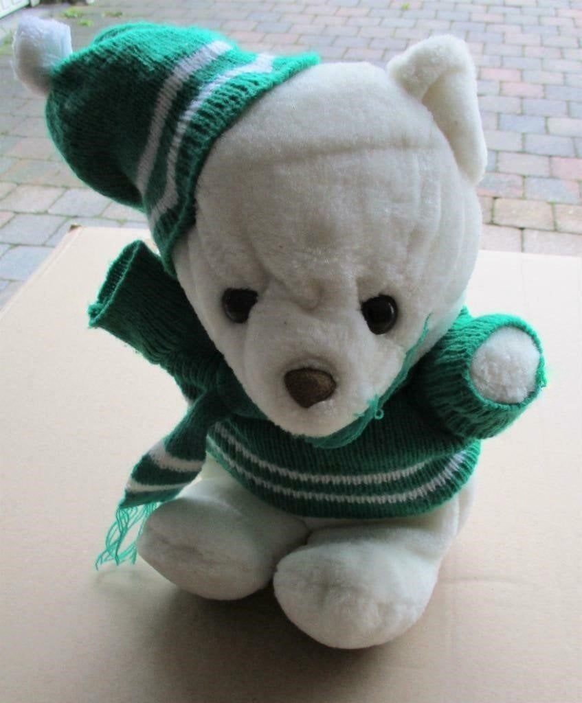 Magnifique ours polaire en peluche - Belle idée cadeau, Neuf, Enlèvement ou Envoi, Overige karakters, Autres marques