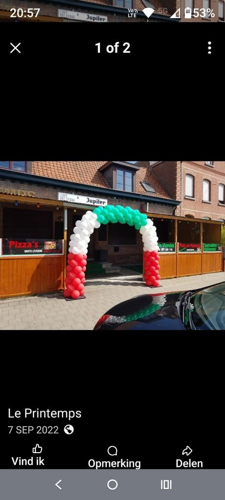 Pizzeria avec appartement, Enlèvement ou Envoi