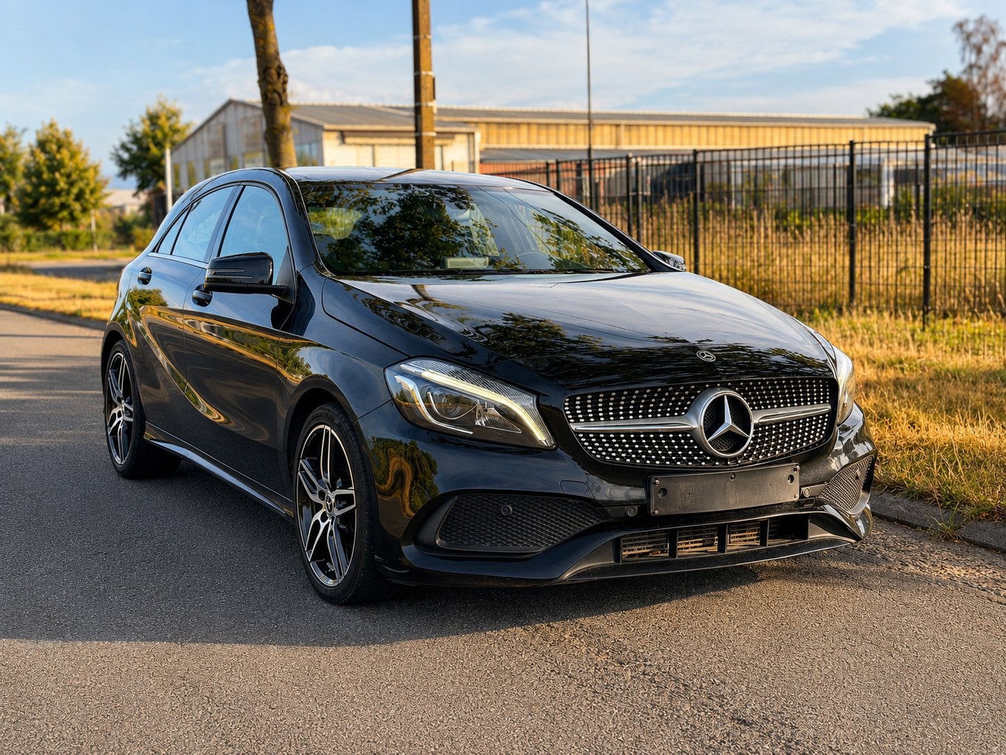 Mercedes-Benz A180d –Manueel – Dealer onderhouden – Camera, Auto's, Euro 6, Zwart, Bedrijf, 5 deurs