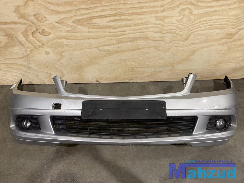 MERCEDES C-KLASSE W204 Grijs voorbumper 2007-2013, Auto-onderdelen, Gebruikt, Mercedes-Benz AG, Voor, Mercedes-Benz