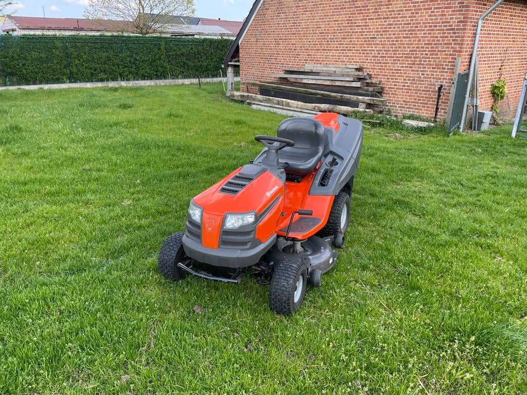Husqvarna zitmaaier, Ophalen, Zo goed als nieuw, Opvangbak