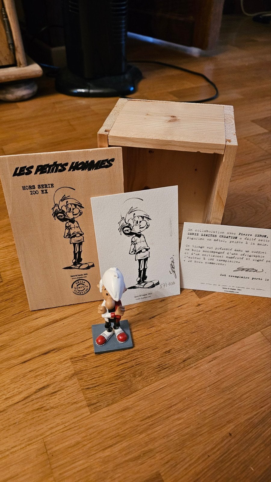 figurine en plomb des petits hommes ed limitée à 100 e x, Enlèvement ou Envoi