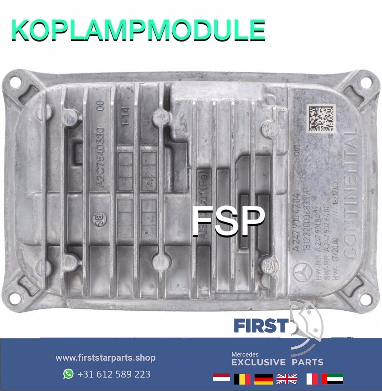 A2479004204 KOPLAMP MODULE W177 W247 W118 W205 W253 W167 W90, Gebruikt, -, Ophalen of Verzenden, -