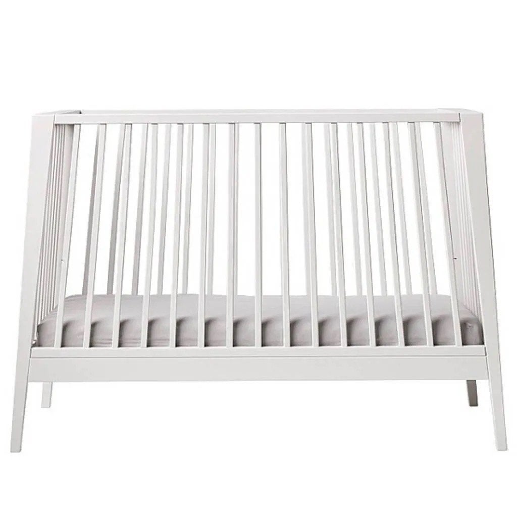 Babybed Leander, Ophalen, Zo goed als nieuw, Minder dan 140 cm, Matras