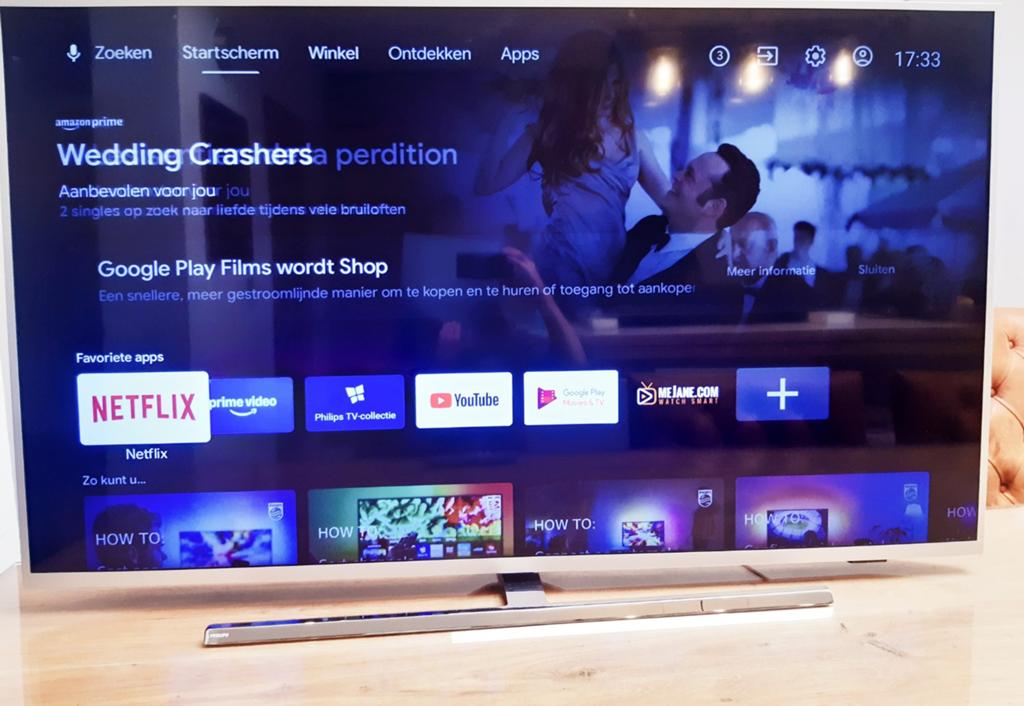 Philips Android 55inch 4K Smart tv, Audio, Tv en Foto, Televisies, Ophalen