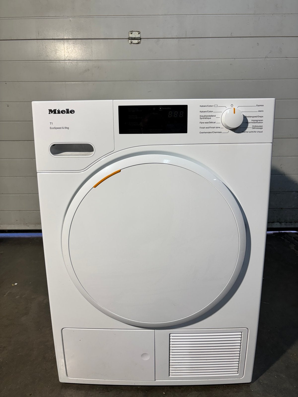Zeer nette Miele T1 warmtepompdroger 8kg, Ophalen, Zo goed als nieuw