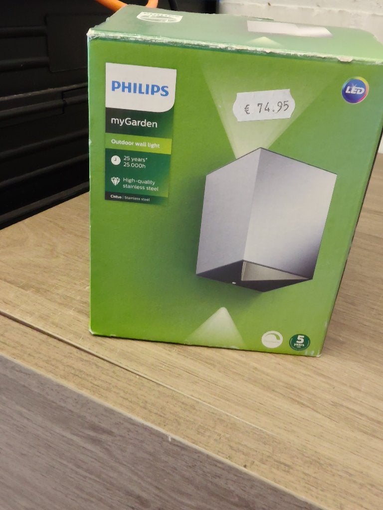 Buiten Lamp, Maison & Meubles, Neuf, Autres culots, Argenté, Philips