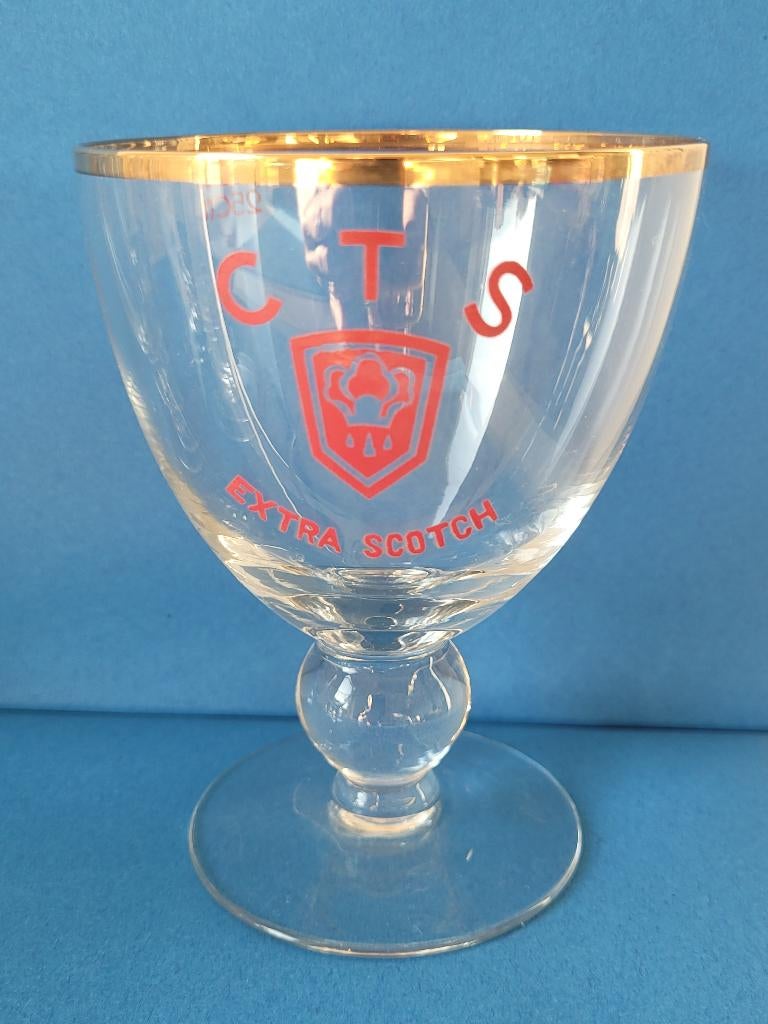lot 5 verres bière C.T.S Extra Scotch/Wielemans Bruxelles, Verzamelen, Biermerken, Ophalen of Verzenden, Nieuw, Glas of Glazen