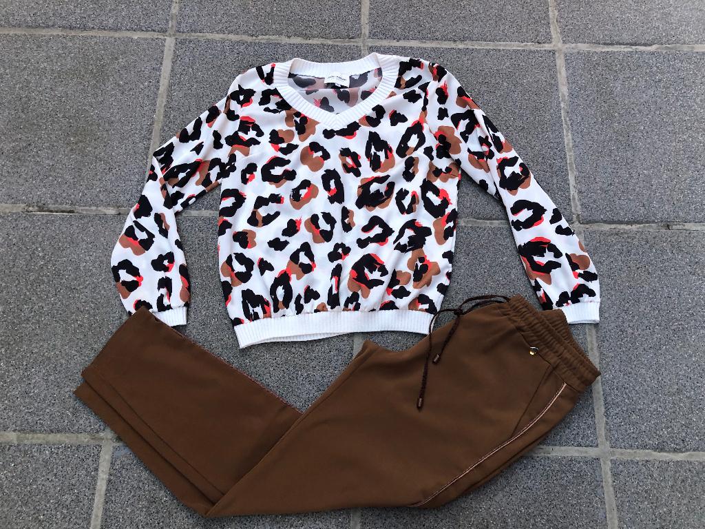 Blouse  met broek (totaalprijs 5€), Avalanche, Ophalen, Gedragen, Maat 38/40 (M)