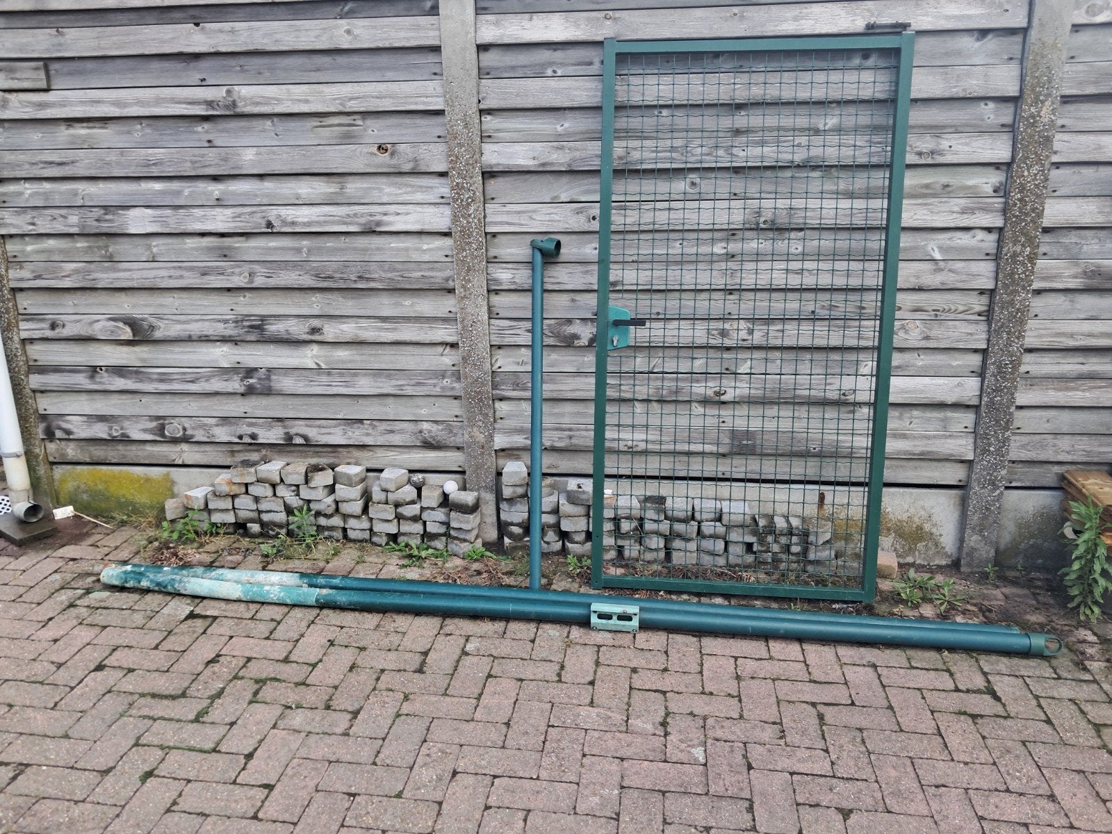 Portail de jardin complet avec serrure (sans clé)., Jardin & Terrasse, Enlèvement