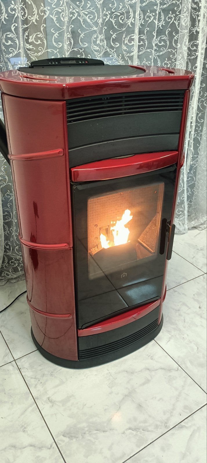 pelletkachel edilkamin FATA 13.2kw 2250€met gratis levering, Ophalen of Verzenden