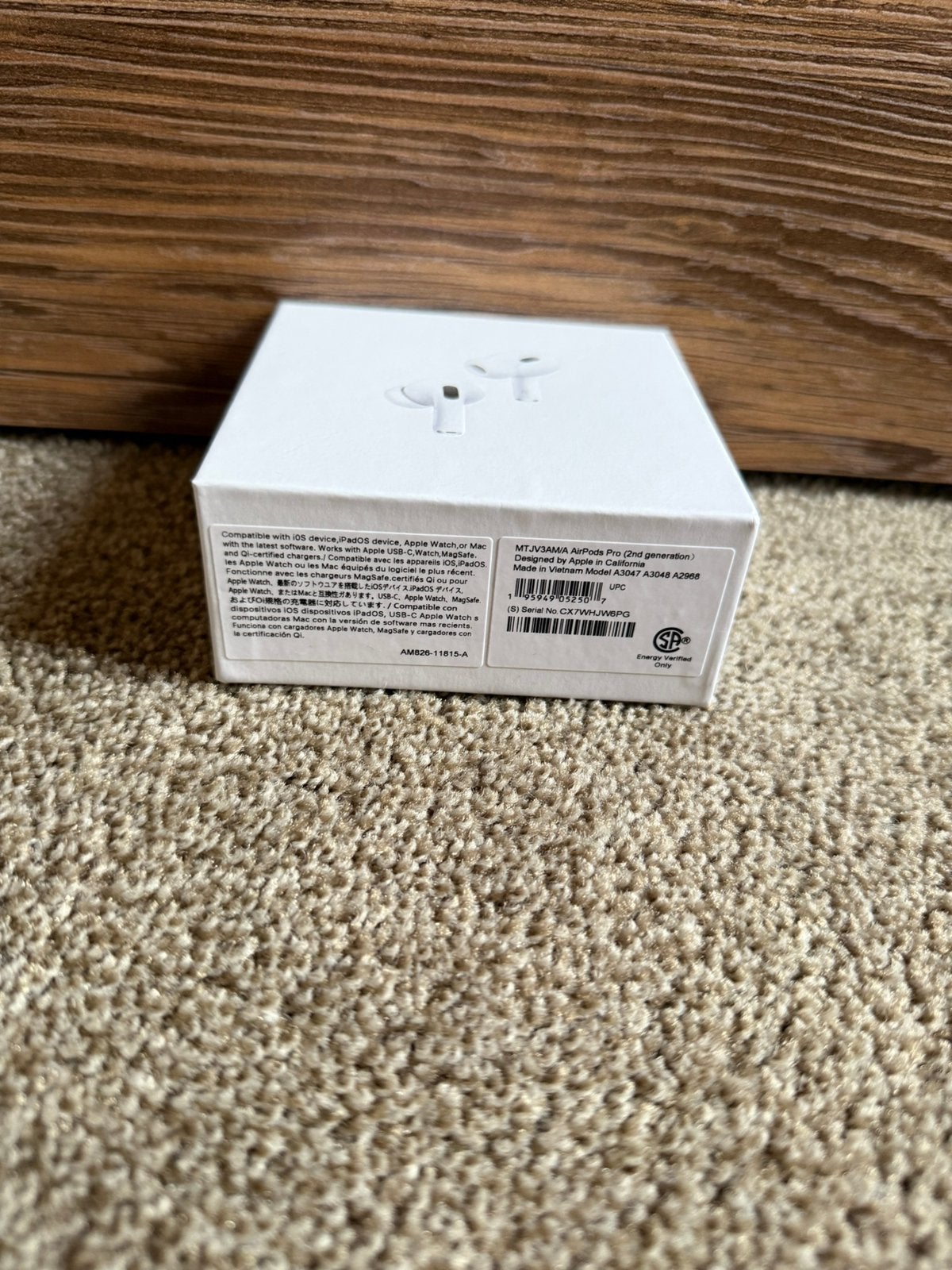 AirPods Pro 2 (ANC) MagSafe Charging Nieuw & Fabrieksgeseald, Télécoms, Téléphonie mobile | Écouteurs, Neuf, Autres marques, Blanc