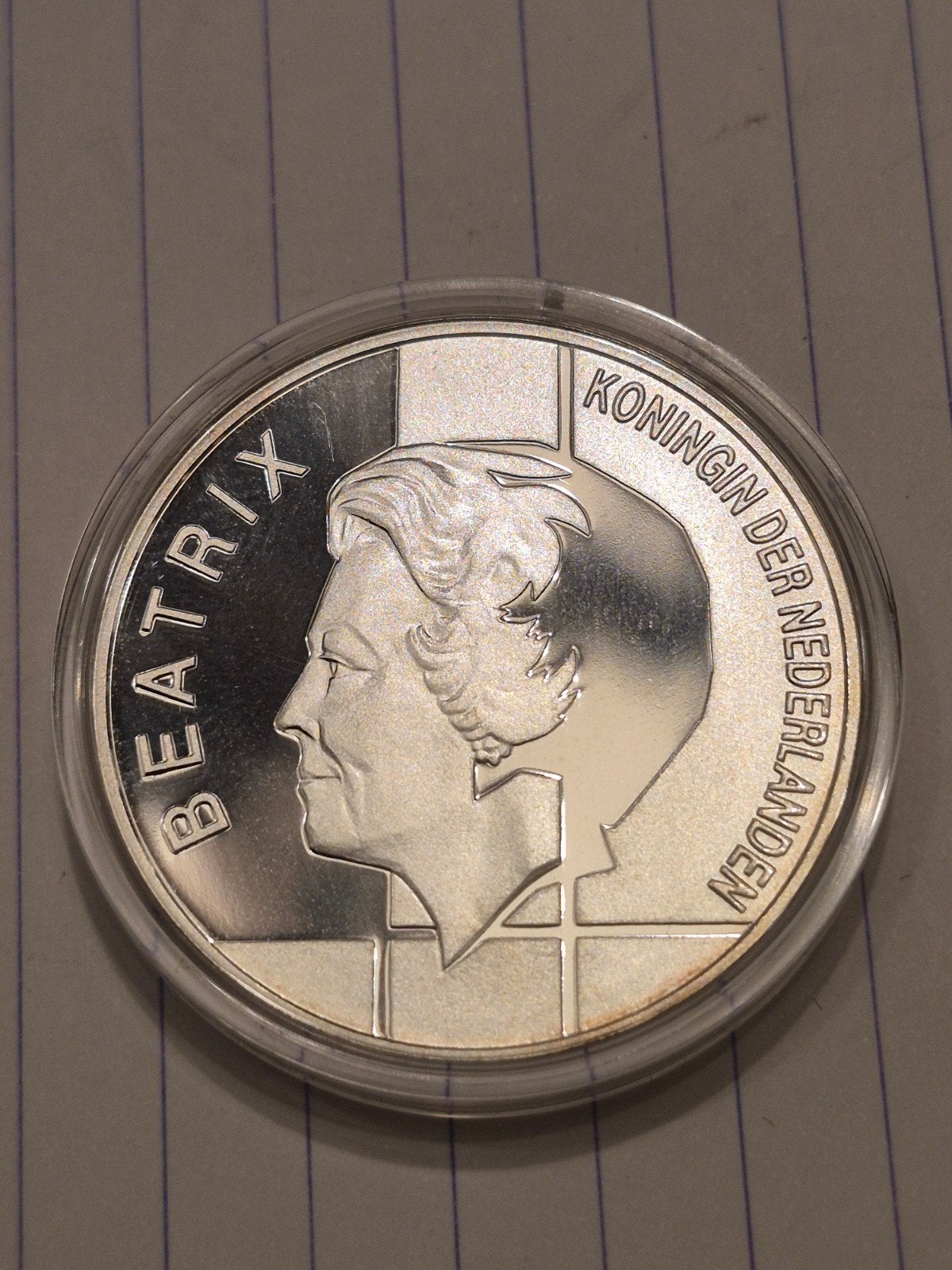 Zilverstuk 10 gulden Beatrix 1944 1994 uit Benelux set, Koningin Beatrix, Zilver, Ophalen of Verzenden, Losse munt