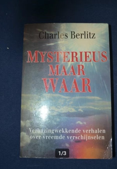 BOEK MYSTERIEUS MAAR WAAR VAN CHARLES BERLITZ, Ophalen of Verzenden, Gelezen, Spiritualiteit algemeen, Achtergrond en Informatie