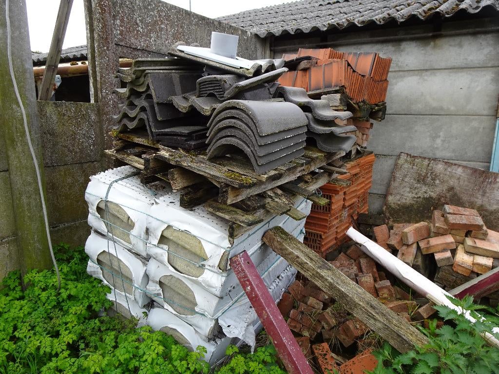 Pallet Dakpannen, Doe-het-zelf en Bouw, Dakpannen en Dakbedekking, Ophalen, Overige materialen, Zwart, Nieuw