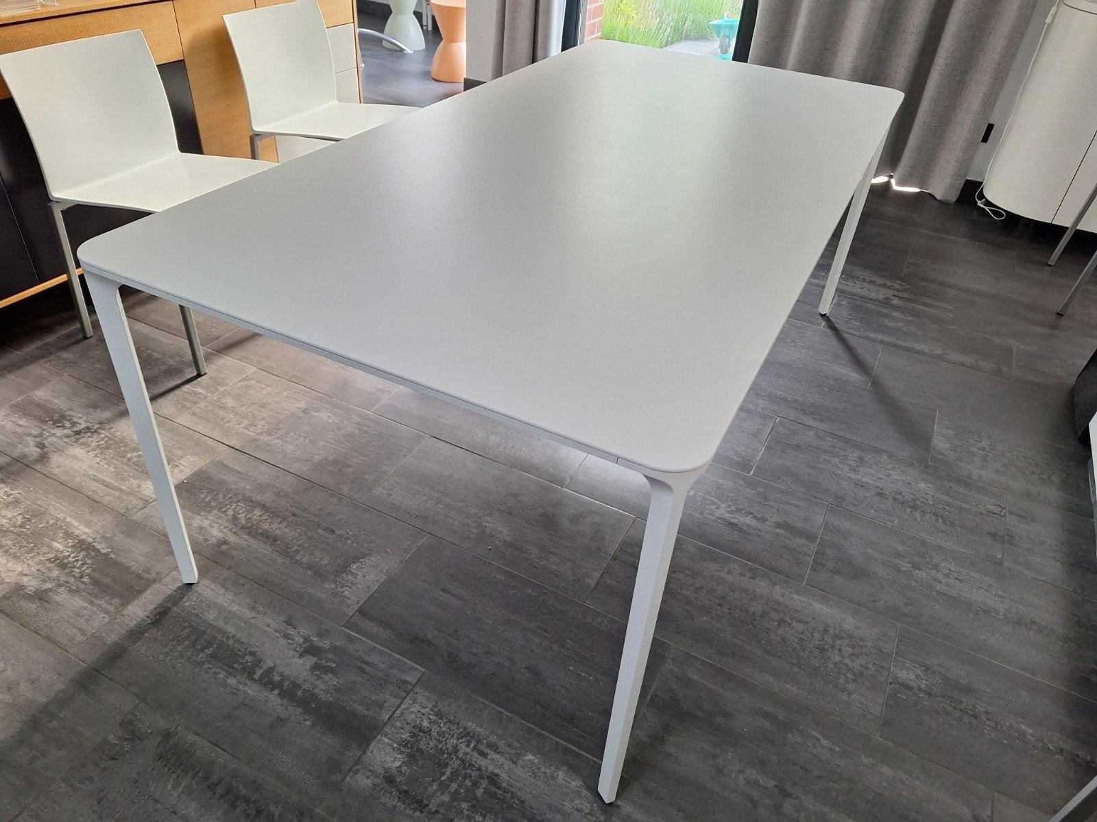 Sovet Slim eettafel, 200x100, keramisch blad, Huis en Inrichting, Tafels | Eettafels, Ophalen, Zo goed als nieuw