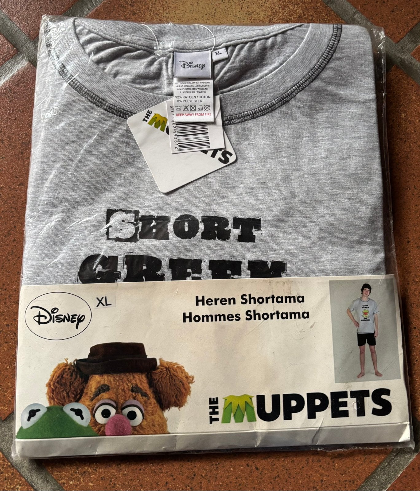 The Muppets heren pyjama met korte broek XL, Ophalen of Verzenden, Nieuw, Maat 56/58 (XL)